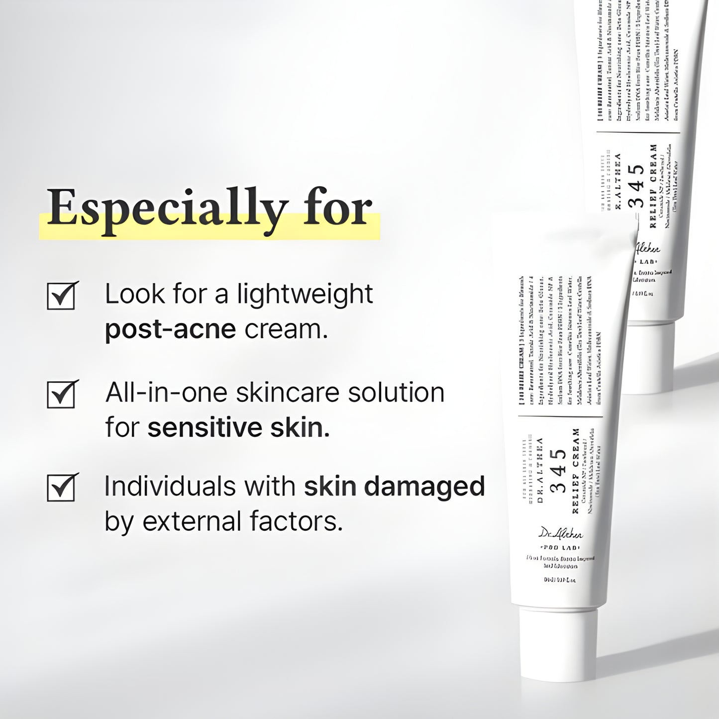 Vesari™ 345 Sensitive Relief Cream by Dr. Althea