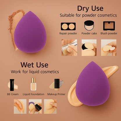 Vesari VelvetBlend™ 12-Piece Sponge Set