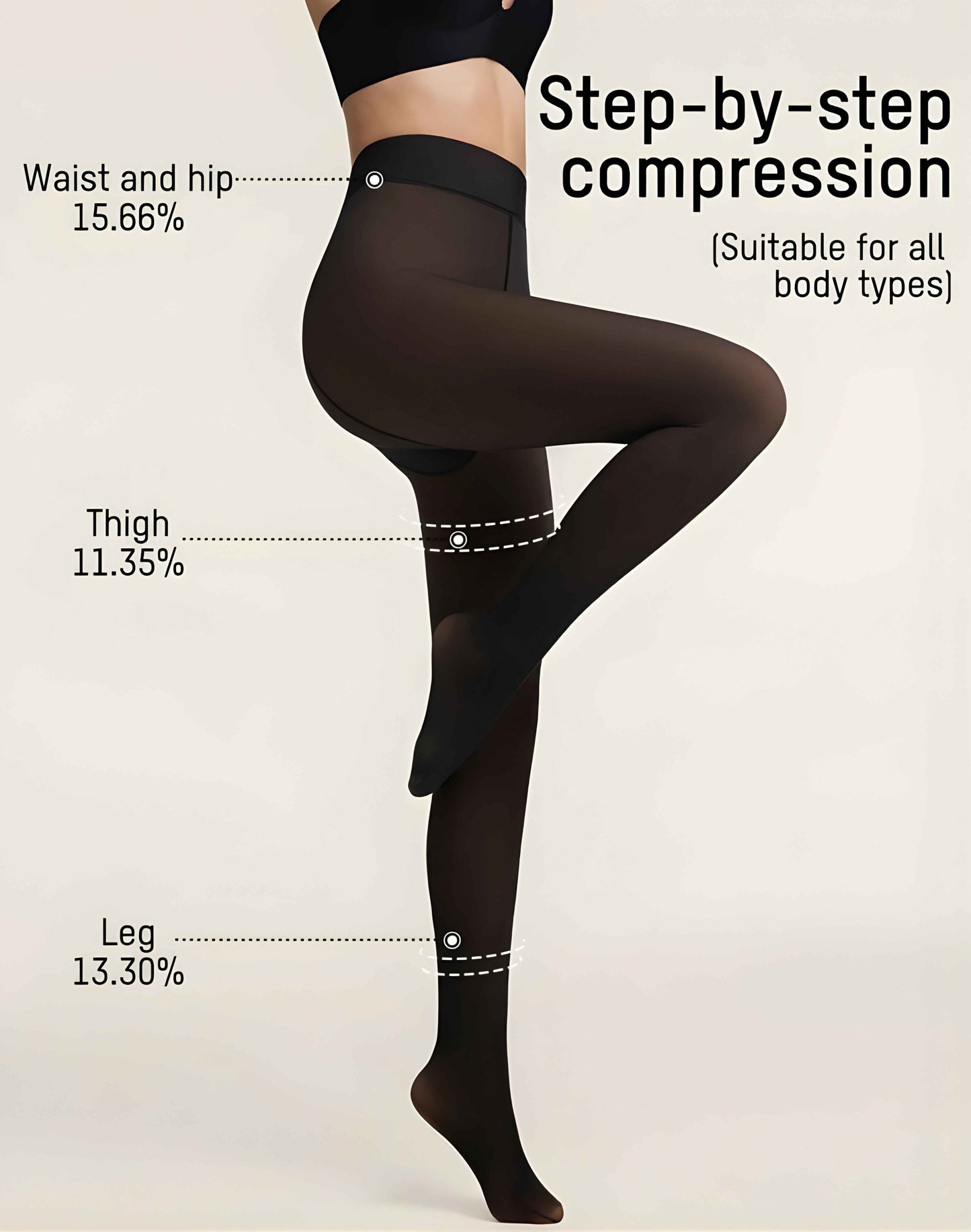 Vesari™ Translucent Fleece Tights