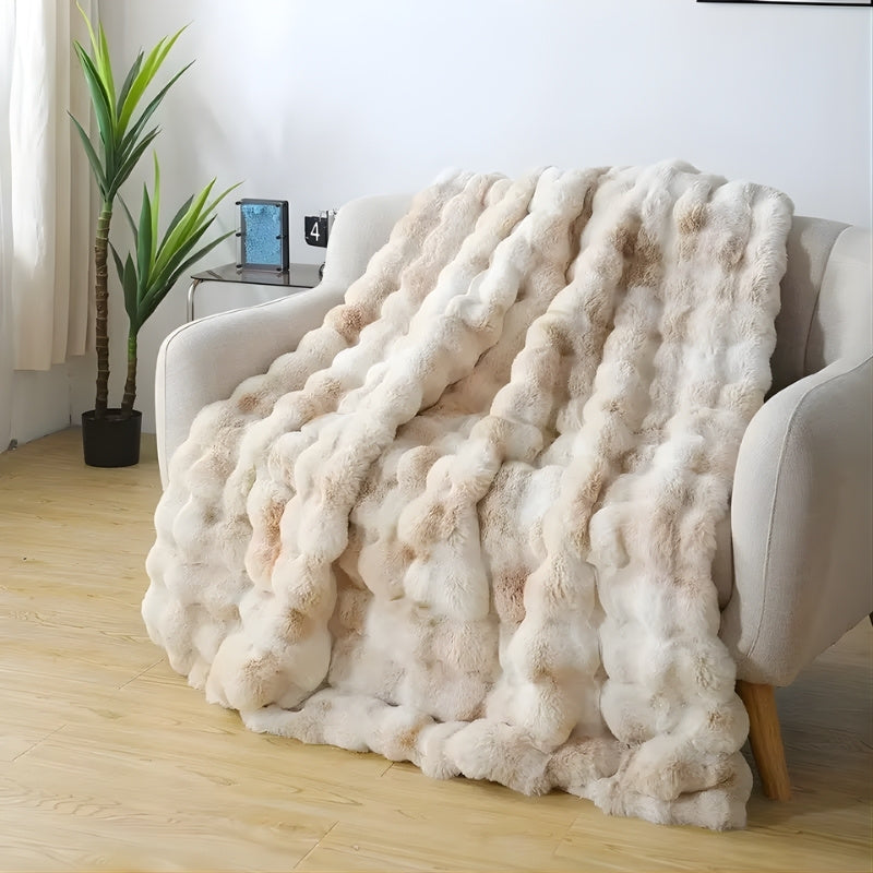 Vesari™ Faux Rabbit Fleece Blanket