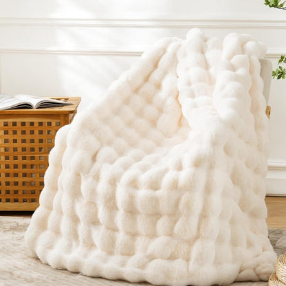 Vesari™ Faux Rabbit Fleece Blanket