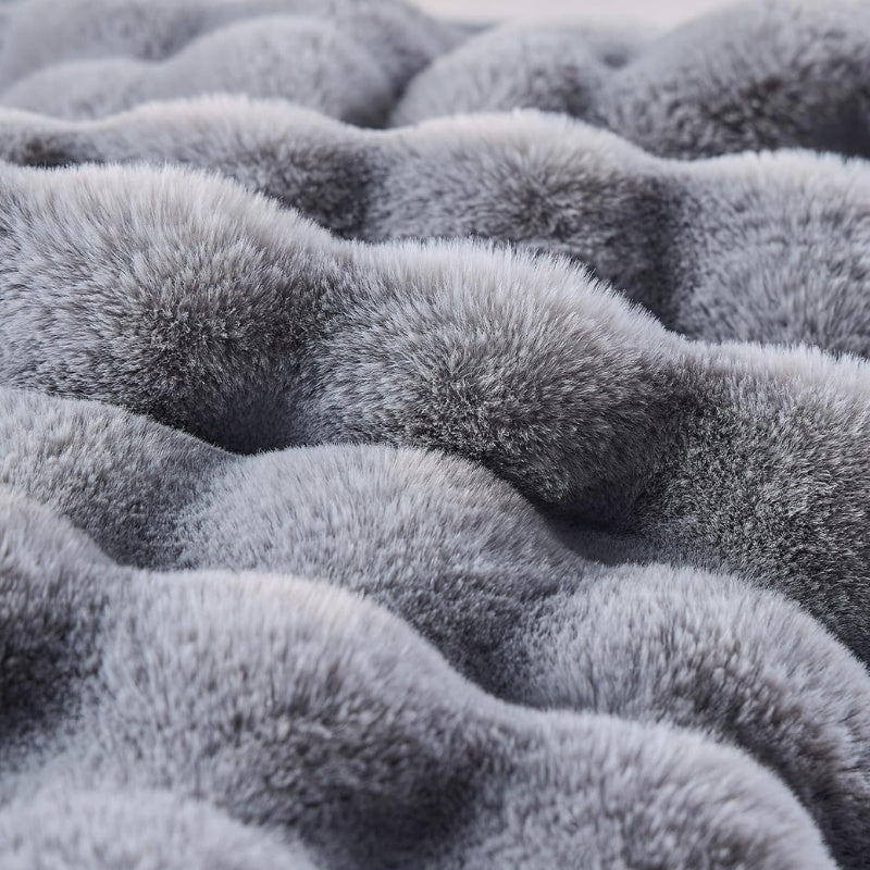 Vesari™ Faux Rabbit Fleece Blanket