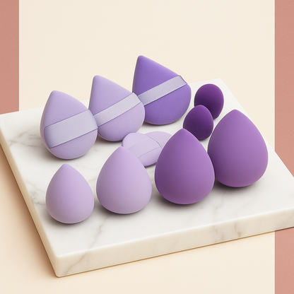 Vesari VelvetBlend™ 12-Piece Sponge Set