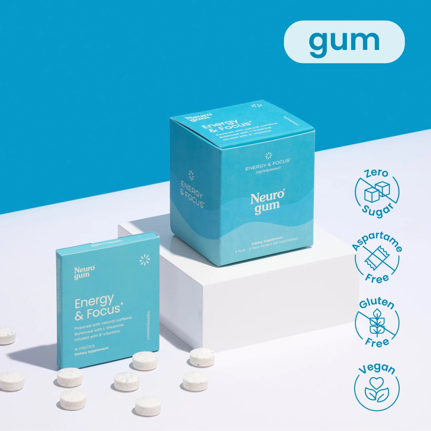 CalmFocus™ Energy & Focus Gum
