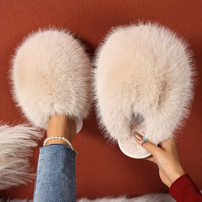 Vesari™ Fluffy Plush Slippers