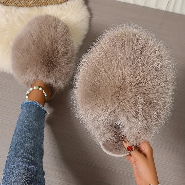 Vesari™ Fluffy Plush Slippers