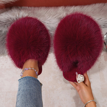 Vesari™ Fluffy Plush Slippers